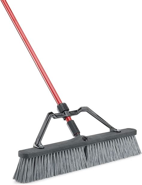 Libman 825 Rough Surface Heavy Duty Push Broom With Resin Brackets 24 Health