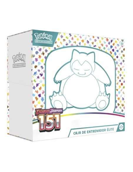 Caja De Entrenador Élite Snorlax Pokemon Escarlata Y Púrpura 151