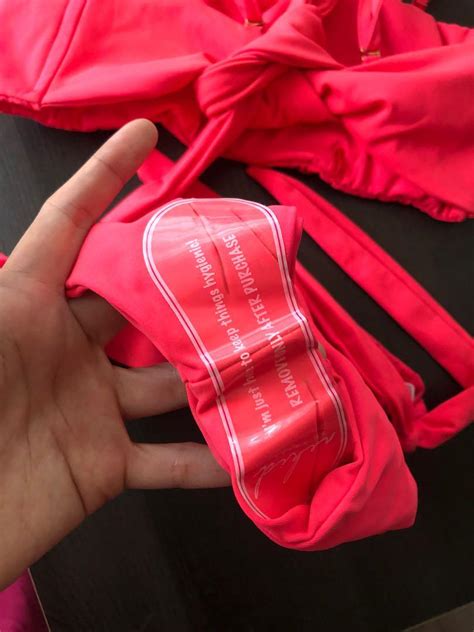 Nekid Neon Pink Bikini Women S Fashion Swimwear Bikinis Swimsuits On Carousell