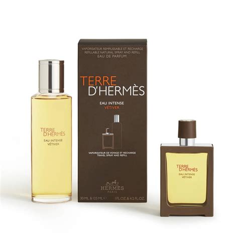 Coffret Terre D Herm S Eau Intense V Tiver Eau De Parfum Recharge