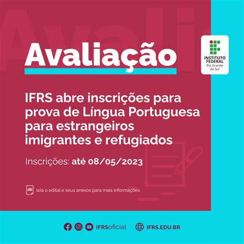 Abertas as inscrições para avaliação presencial de Língua Portuguesa