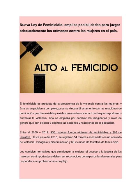 Calaméo Feminicidio En El Código Penal Peruano