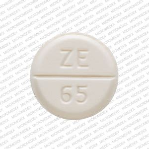 Pill Finder: ZE 65 White Round - Medicine.com