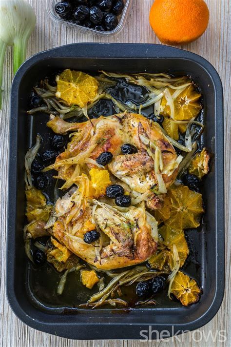 Oranges Fennel And Olives Give This Easy Roasted Chicken Recipe Tons