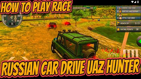 How To Play Race In Russian Car Driver Uaz Hunter Android Game Youtube