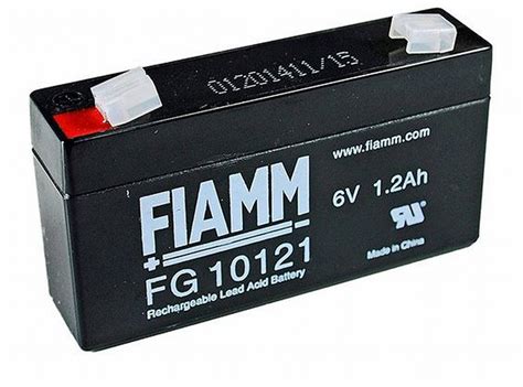 Fiamm FG10121 Batteria Al Piombo 6 V 1 2Ah Batteria Al Piombo AGM