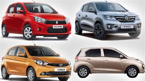 Hyundai Santro Vs Maruti Celerio Vs Tata Tiago Vs Renault Kwid A Spec