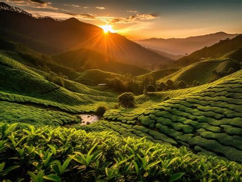 Premium AI Image | rice terraces in china