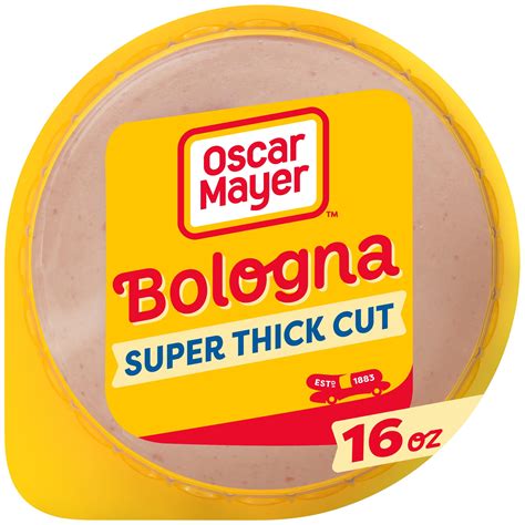 Oscar Mayer Super Thick Sliced Bologna Deli Lunch Meat 16 Oz Package