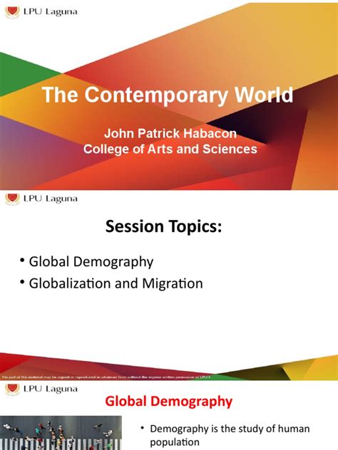 Demography and Migration | PDF | Demography | Human Migration