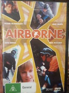 AIRBORNE RARE DVD SHANE McDERMOTT, SETH GREEN & JACK BLACK ROLLERBLADE ...