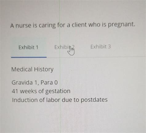 Solved A Nurse Is Caring For A Client Who Is Pregnant Chegg