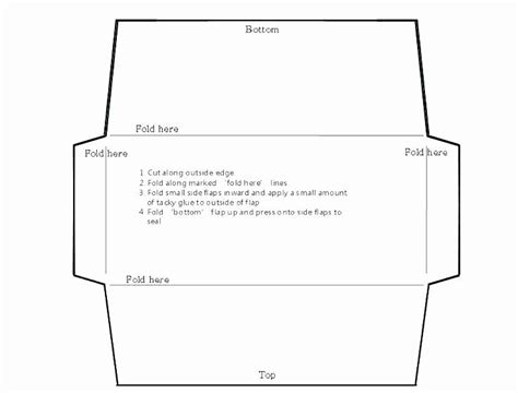 Quarter Fold Card Template