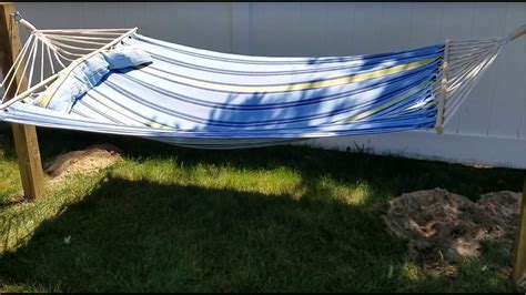 Diy Hanging A Hammock Without Any Trees Youtube