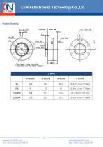 Ceno Through Hole Slip Ring Ecn Ceno Electronics Technology Co