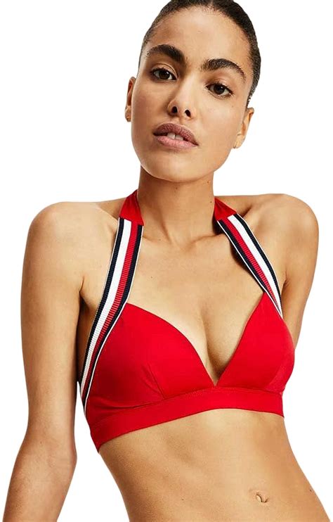 G Ra Od Stroju Tommy Hilfiger Triangle Fixed Biustonosz Bikini Tommy