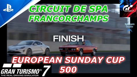 Gran Turismo 7 European Sunday Cup 500 Circuit De Spa Francorchamps