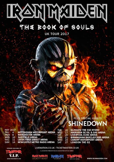 Iron Maiden Continue The Book Of Souls World Tour Into 2017 Grateful Web