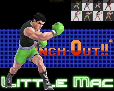 Classic Little Mac Nes Punch Out [super Smash Bros Wii U ] [mods]