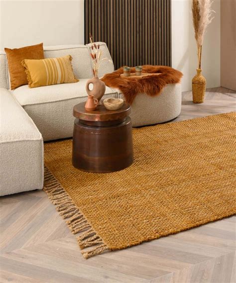 Wollen Vloerkleed Handweef Oslo Beige Cr Me Tapeso