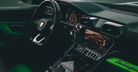 Interior of a Lamborghini Urus · Free Stock Photo