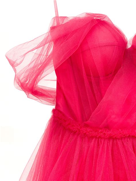 Women Clothing Dresses Kristina Fidelskaya Hot Pink Corseted