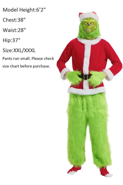 The Grinch Santa Costume Outfit For Adult – NalaGila