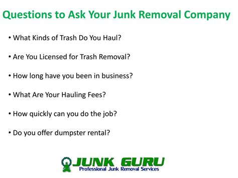 Ppt Professional Junk Removal Services Tips For Hiring A Junk