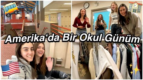 Amerikada Bir Okul Günüm VLOG Arkadaşlarım Dersler Sabah Rutini