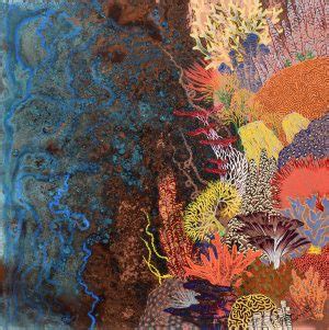 Paul Fearn The Wall II Colourful Coral Reef Artwork No Naked Walls