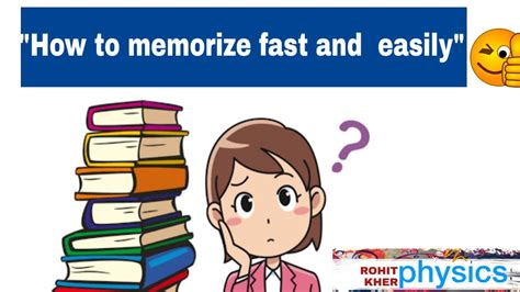 How To Memorize Fast And Easily Youtube