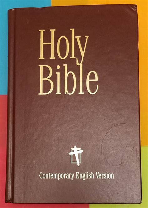 Holy Bible Contemporary English Version Vintage 1995 American Etsy