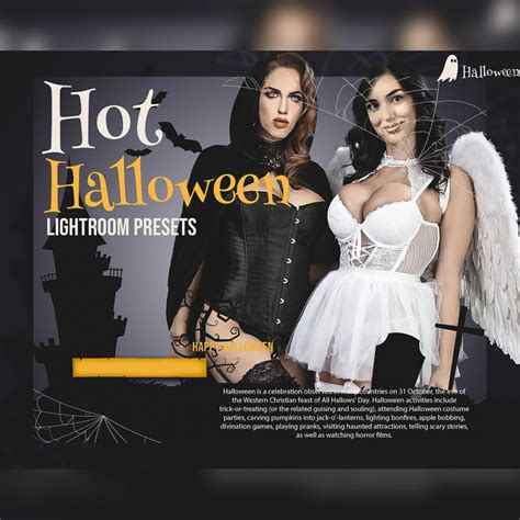 Hot Halloween Lightroom Presets Sexy Moody Preset Erotic Horror Desktop LR Filter DNG