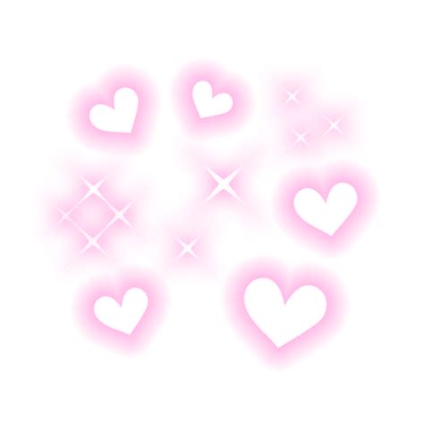 Pink Heart Aesthetic Png Sharp Details