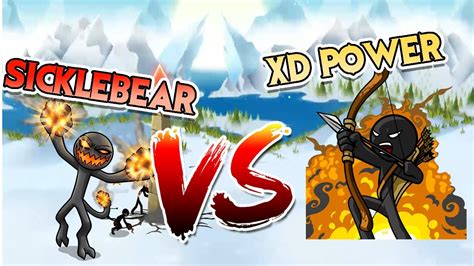 Sicklebear VS XDPower Epic Stick War 3 1v1 YouTube