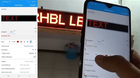 Cara Merubah Tulisan Pada Running Text W W Youtube