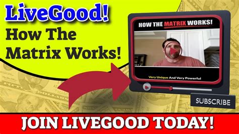 LiveGood How The Matrix Works Compression Very Powerful YouTube