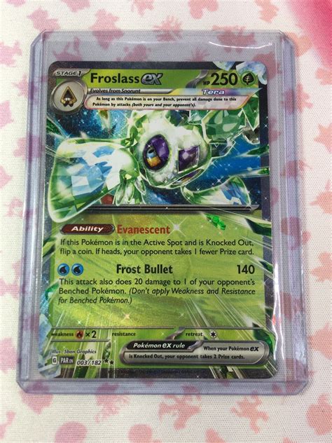 Froslass Ex 3182 Double Rare Nm Scarlet And Violet Paradox Rift Pokémon Card Ebay