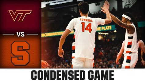 Virginia Tech Vs Syracuse Condensed Game 2022 23 Acc Mens