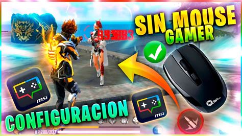 La MEJOR CONFIGURACION Para MSI 4 240 Bluestacks Sin MOUSE GAMER En