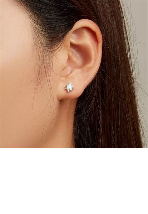 Buy Soeoes Sterling Silver Fashion Simple Water Drop Shape Opal