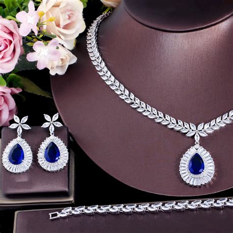 Blue Wedding Jewelry Sets