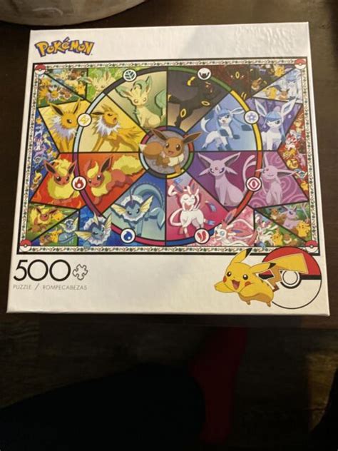 Buffalo Games Pokemon Eevee S Stained Glass Puzzle 500 Pieces Brand EBay