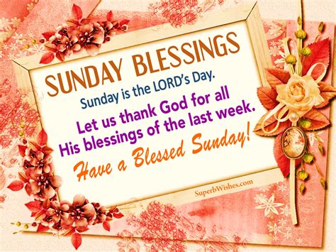 Beautiful Sunday Blessings Images SuperbWishes