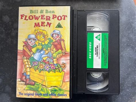 BILL & BEN Flower Pot Men VHS Video Tape BBC 1989 The original Black ...