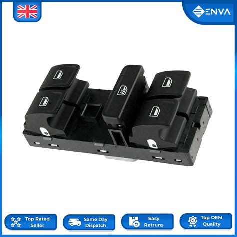 Window Main Control Switch 10Pin 1Z0959857 / 1Z0959858A / 1Z0959858B ...