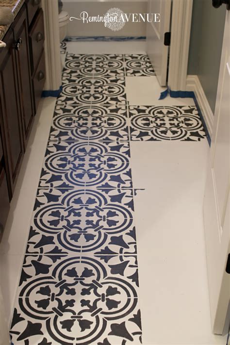 Stencils For Tile Floors – Flooring Ideas