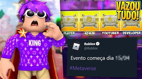 Novo Evento No Roblox Com Itens GrÁtis 😱 Data Confirmada E Muito