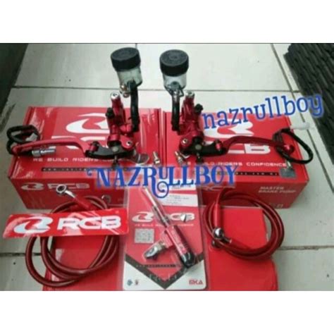 Jual Master Rem Rcb New Radial Kanan Dan Kiri Set Kopling Hidrolik Plus