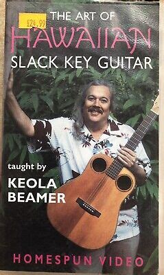 Vhs The Art Of Hawaiian Slack Key Guitar Taught By Keola Beamer